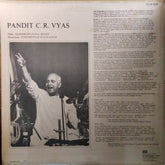 Pandit C. R. Vyas - Raga Shivmat-Bhairav, Raga Poorvi (Vinyl)